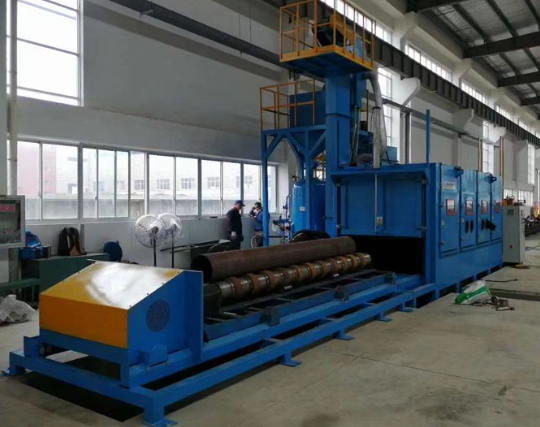 屯昌喷砂机在管道除锈中的现场施工应用