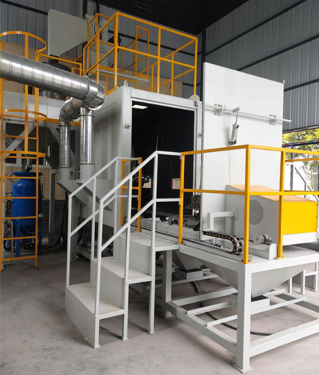 屯昌全自动喷砂机 实现无人化高效生产